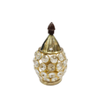Br. Oval Crystal Oval